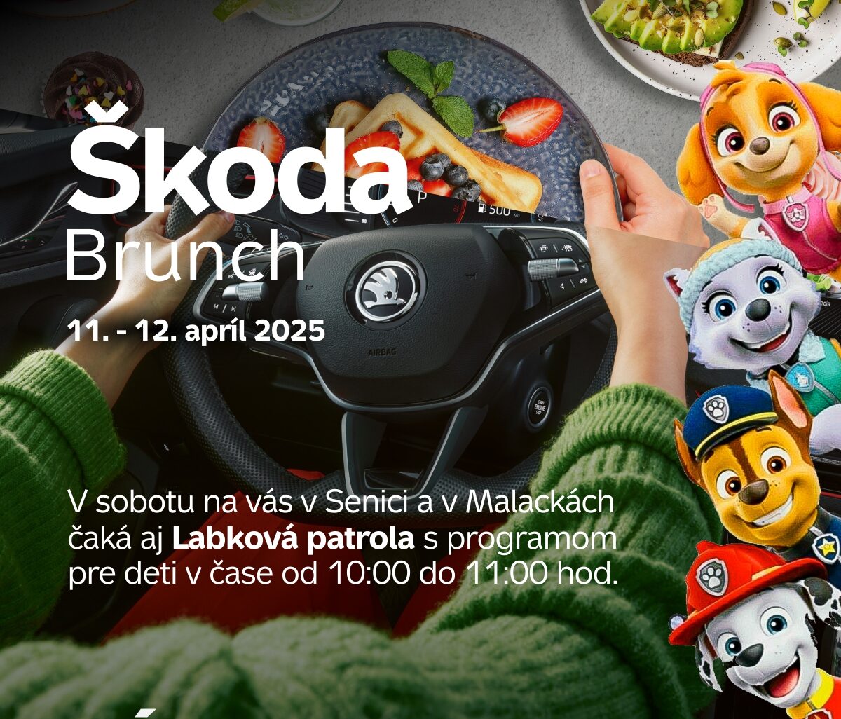 POZÝVAME NA ŠKODA BRUNCH