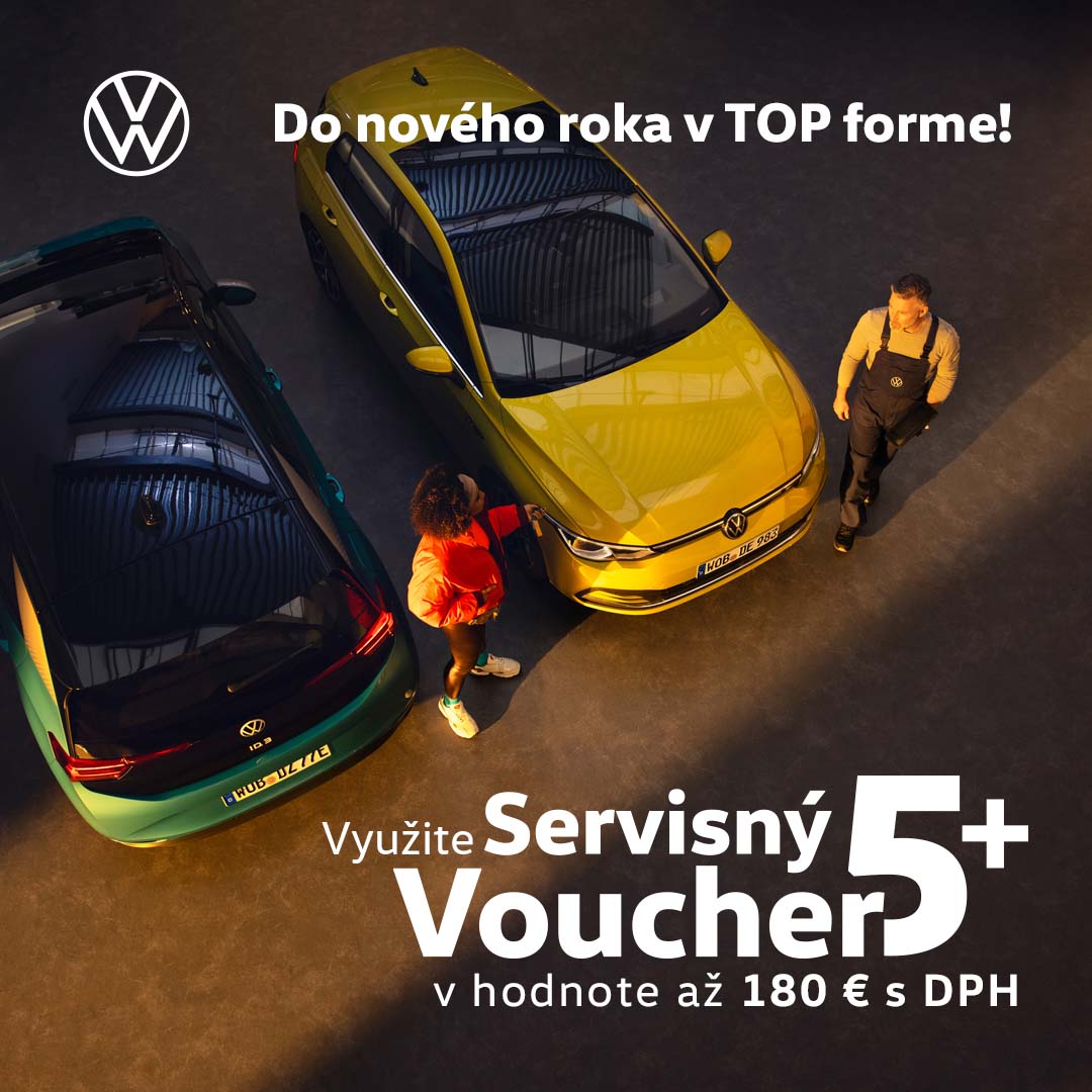 Servisný voucher 5+ v hodnote až 180 €